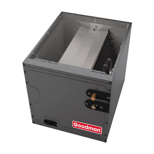 Goodman 1.5 Ton Cooling Air Conditioner 15.2 SEER2 R-32 2-Stage Variable Speed ECM 60,000 BTU Heating Gas Furnace 80% AFUE Upflow 17.5" Cabinet Width 5