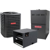 Goodman 3 Ton Cooling 80,000 BTU Heating - Air Conditioner 14.5 SEER2  + Multi Speed Gas Furnace System 80% AFUE Horizontal 1