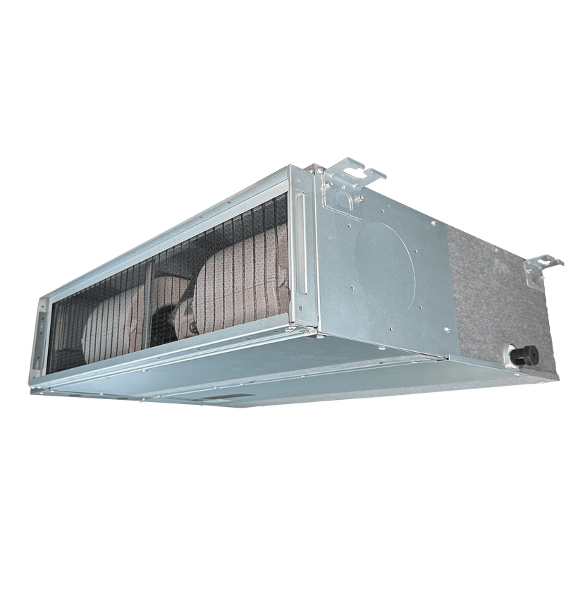 24,000 Btu 19 SEER2 Klimaire Ducted Recessed Mini-split Inverter Air Conditioner Heat Pump System 220V