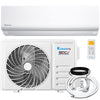 Klimaire 12,000 Btu 17 SEER2 Wall Mounted Single Zone Ductless Mini-Split Heat Pump Air conditioner with 16 Ft. Kit | 230V | R32