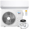 Klimaire 24,000 Btu 17 SEER2 Wall Mounted Single Zone Ductless Mini-Split Heat Pump Air conditioner with 16 Ft. Kit | 230V | R32