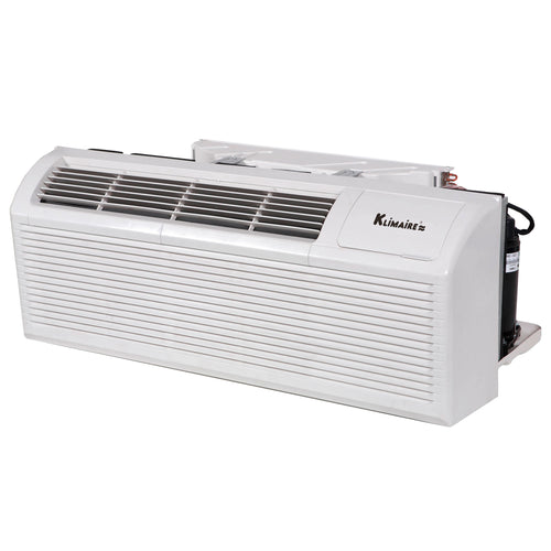Klimaire PTAC 15,000 Btu Air Conditioner Heat Pump R-32 with 3.5kW Heater - 208-230V - 20A