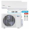 Klimaire 18,000 BTU 2-Zone Wall Mounted Mini Split Heat Pump | 23 SEER2 | 12k + 12k | R454B