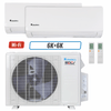 Klimaire 18,000 BTU 2-Zone Wall Mounted Mini Split Heat Pump | 23 SEER2 | 6k + 6k | R454B