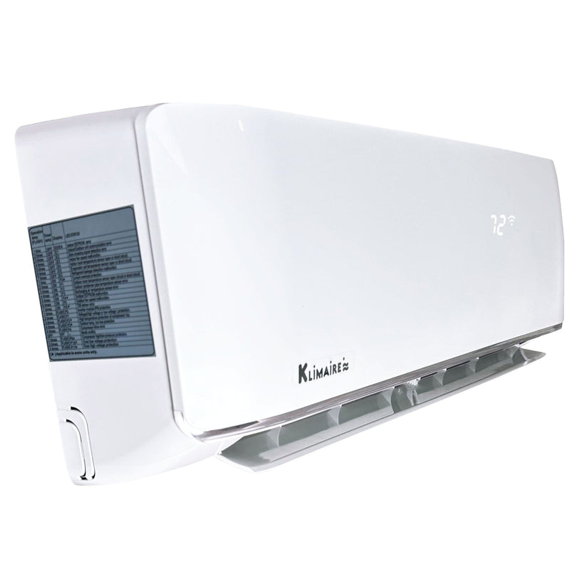 Klimaire 9,000 BTU Wall Mount Mini Split Heat Pump | 21 SEER | R410A