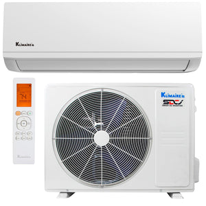 18,000 BTU Klimaire 22 SEER2 HYPER-HEAT Ductless Mini-Split Inverter Air Conditioner Heat Pump WiFi Ready System (230 Volt) 1