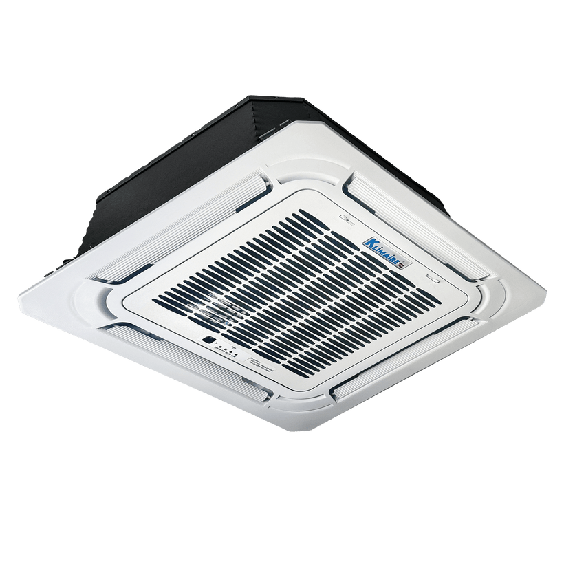 18,000 Btu Klimaire 20.5 SEER2 Ceiling Cassette Ductless Mini-Split Air Conditioner Heat Pump System