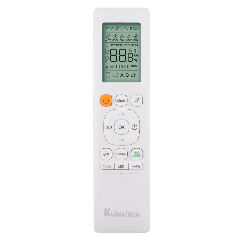 Klimaire 27,000 BTU 3-Zone Regular Heat Ceiling Cassette Mini Split Heat Pump | 23 SEER2 | 9k + 9k + 9k | R454B | KMIR