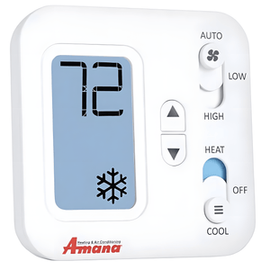 Amana Wall-mounted thermostat cooling with electric heat - 24V