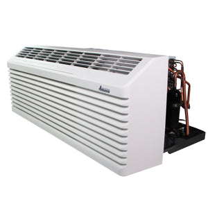 AMANA PTAC 9,200 BTU Air Conditioner PTC093J25AXXX with 2.5 kW Heater 15 Amp plug R32 5