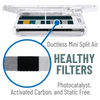 Photocatalyst - Activated Carbon - Static Free 3-in-1 Ductless Mini-split Air Filter | Qty 2