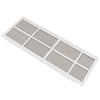 Single pack stamped aluminum  grille quiet white QW