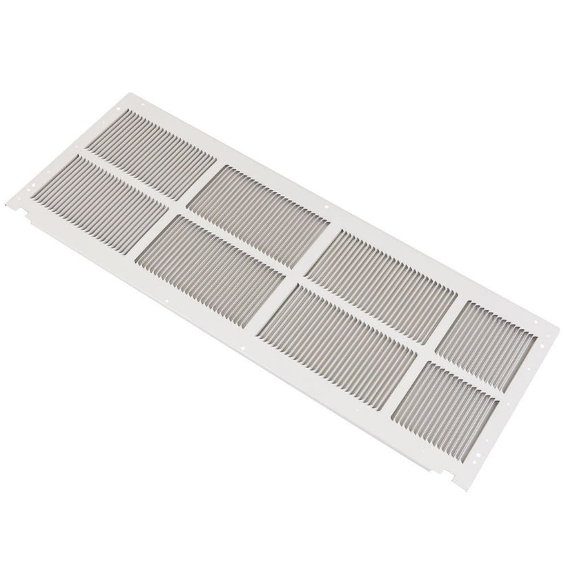 Single pack stamped aluminum  grille quiet white QW