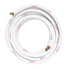50 Ft Mini Split Line Set – 1/4” x 3/8” Flared Insulated Copper + Communication Cable & Accessories
