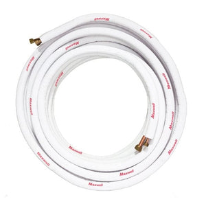 1/4" x 3/8" Mini Split Refrigerant Line Set - 50’ Length Factory Flared with Interconnecting Electrical Wires 5