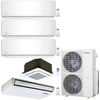 5-Zone Klimaire 21.3 SEER2 Multi Split Wall Mount Ceiling Cassette Floor-ceiling Air Conditioner Heat Pump System 9+9+9+12+18 1