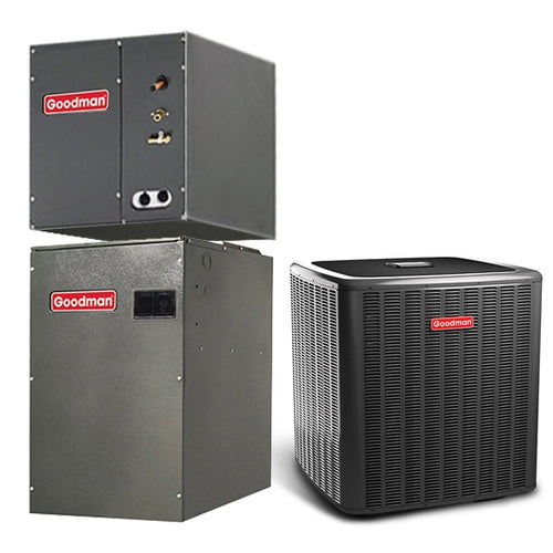 4 Ton Goodman 18 SEER 2 Stage Variable Speed Central Heat Pump Up-flow System