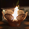 Fire Pit Art Barefoot Beach Gas Fire Pit with Penta 18 In Burner Match Lit- Natural Gas 2