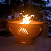 Fire Pit Art Beachcomber Gas Fire Pit  with Penta 24 In Burner Match Lit- Propane 1