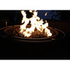 Fire Pit Art Bella Luna Gas Fire with Penta 24 In Burner Match Lit
