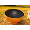 Fire Pit Art Crater Gas Fire with Penta 24 In Burner Match Lit 3