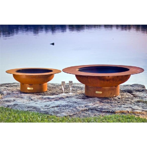 Fire Pit Art Magnum Gas Fire with Penta 24 In Burner Match Lit