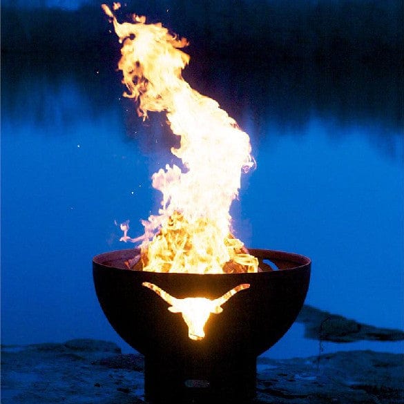 Fire Pit Art Long Horn Fire Pit - Thumbnail 3