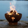 Fire Pit Art Tropical Moon Wood Burning Fire Pit 2