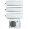3-Zone Daikin 18 SEER LV Series Ductless Multi-Zone Inverter Air Conditioner Heat Pump (12K + 12K + 12K BTU) 3MXS24RMVJUA + FTXS12LVJU + FTXS12LVJU + FTXS12LVJU 1