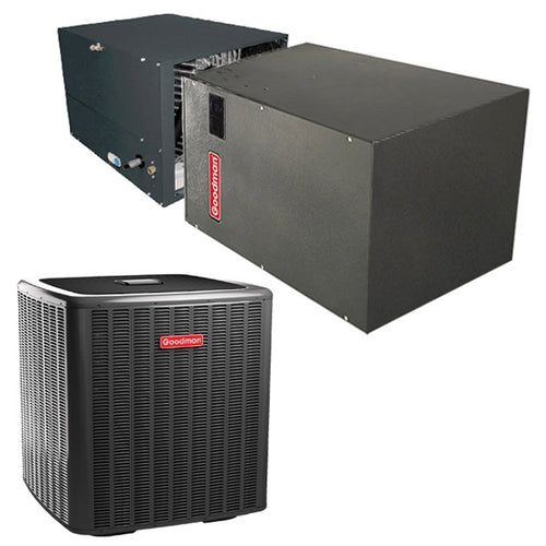 4 Ton Goodman 18 SEER 2 Stage Variable Speed Central Heat Pump Horizontal System