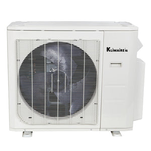 3-Zone Klimaire 22.5 SEER Multi split Air Conditioner Heat Pump System 9+18+18 6