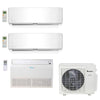 3-Zone Klimaire 22.5 SEER Multi split Air Conditioner Heat Pump System 9+9+18 1