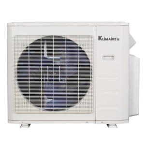 3-Zone Klimaire 21.55 SEER2 Multi Split Ceiling Cassette Ducted Recessed Air Conditoner Heat Pump System 12+12+24 5