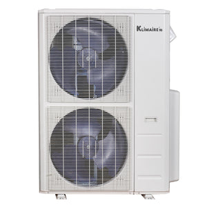 5-Zone Klimaire 20.8 SEER2 Multi Split Wall Mount Ducted Recessed Air Conditioner Heat Pump System 9+9+9+9+18 6