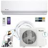 Klimaire DIY 12,000 BTU 19 SEER Ductless Mini Split Heat Pump Air Conditioner with 25 ft Pre-Charged Installation Kit & Wi-fi - 230V 1