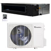 12,000 Btu 19 SEER2 Klimaire Ducted Recessed Mini-split Inverter Air Conditioner Heat Pump System 220V 1