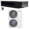 48,000 Btu 15.1 SEER2 Klimaire Light Commercial Ducted Recessed Mini-split Inverter Air Conditioner Heat Pump System 220V 1