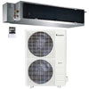 Klimaire 60,000 Btu 17 SEER2 Light Commercial High Static Ducted Recessed Mini-split Inverter Air Conditioner Heat Pump System 220V 1