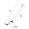 Clean Comfort UV Coil Purifier 24V 16 Inch Lamp with Magnetic Bracket