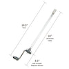 Clean Comfort UV Coil Purifier 24V 16 Inch Lamp with Magnetic Bracket 4