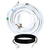 25 Ft E-Z Kuick Connect™ Pre-Charged Mini Split Line Set – 1/4” x 3/8” with Polarized Plug for Klimaire DIY 12K & 18K