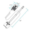Clean Comfort UV Coil Purifier 24V 16 Inch Lamp with Magnetic Bracket