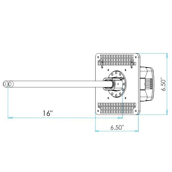 Clean Comfort UV Evaporator Coil Purifier Dual Voltage 24V/120V 16 Inch Dual Lamps with LCD Screen